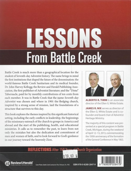 Lessons From Battle Creek