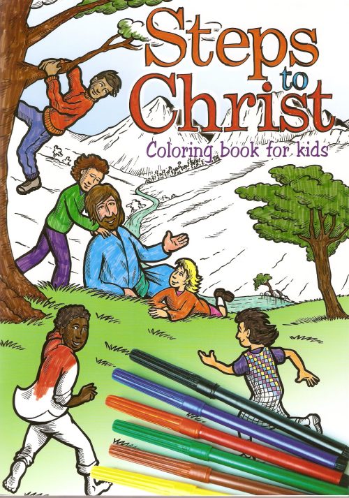 Steps to Christ Coloring book for kids